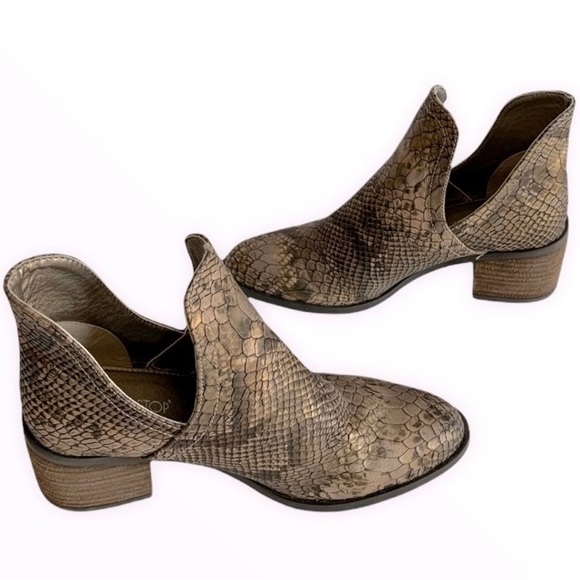 Non Stop Exotic Ankle Boots Sz 6.5 - Picture 1 of 9